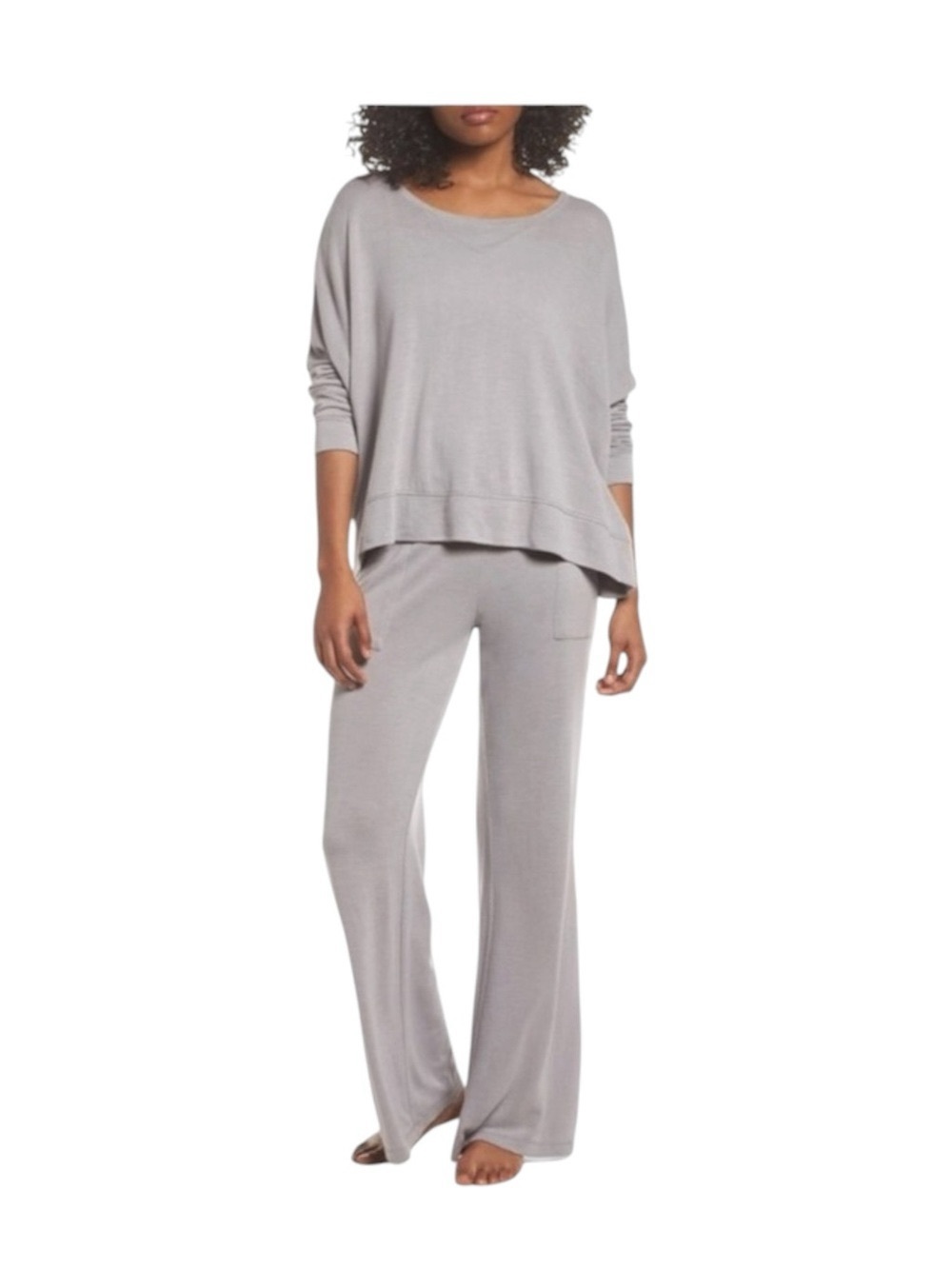 new Honeydew ★ Starlight Super Soft Slouchy Lounge Pants Sweatpants ★ Gunmetal - Picture 12 of 16